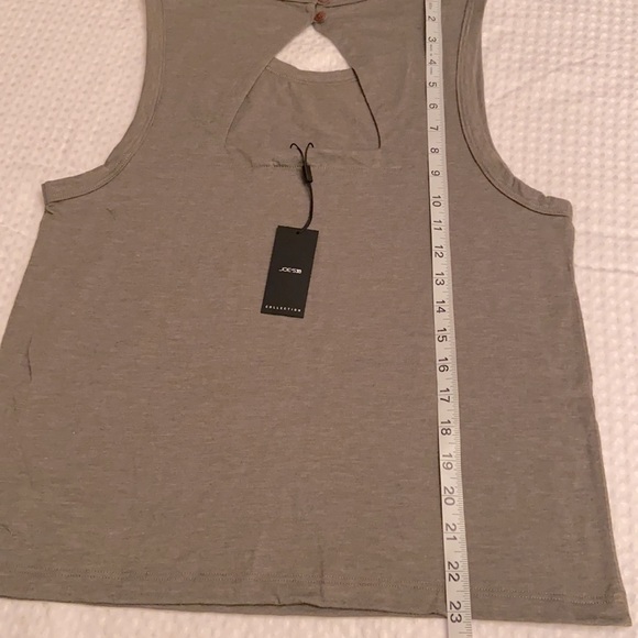 🆕JOE’S JEANS Luna Keyhole Back Olive Tank S M L - Picture 4 of 11